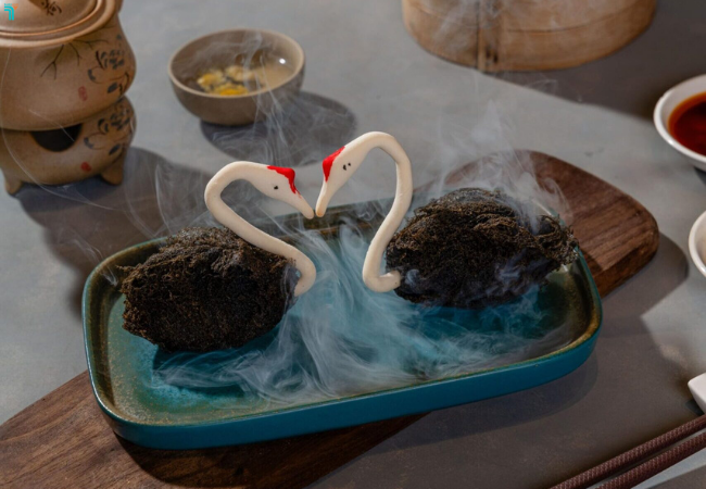 Những món ăn tại C.Tao Đà Nẵng được trang trí rất chỉnh chu