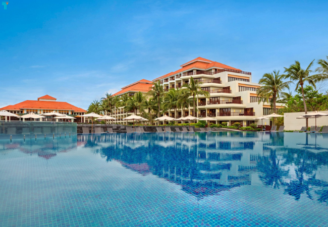 Pullman Danang Beach Resort được thiết kế mở để kết nối với không gian thiên nhiên, đem đến không gian thật sự thư giãn.