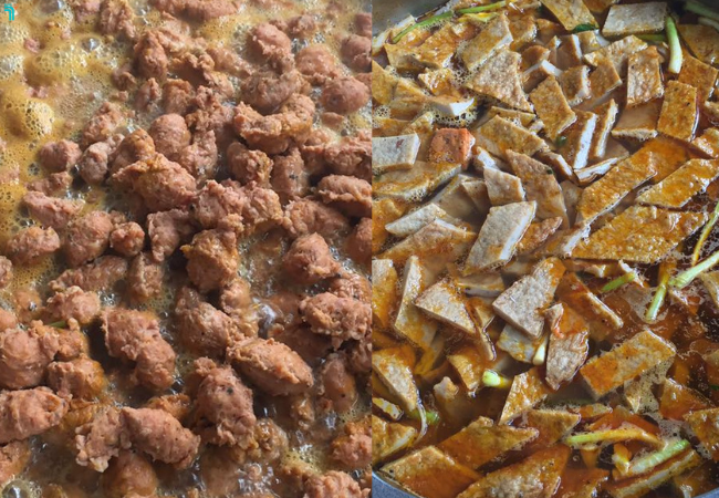 Chả cá Bà Lữ được làm thủ công dai dai với vị tươi của cá