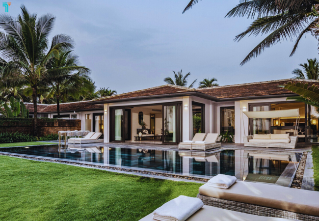 TIA Wellness bao gồm những căn biệt thự được thiết kế với hồ bơi và sân vườn riêng biệt