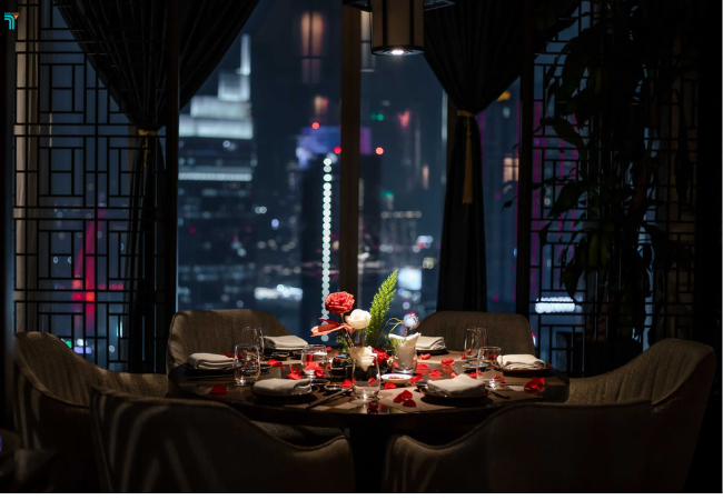 Lai restaurant thích hợp cho một buổi hẹn hò có nến, hoa và những món ăn hấp dẫn 